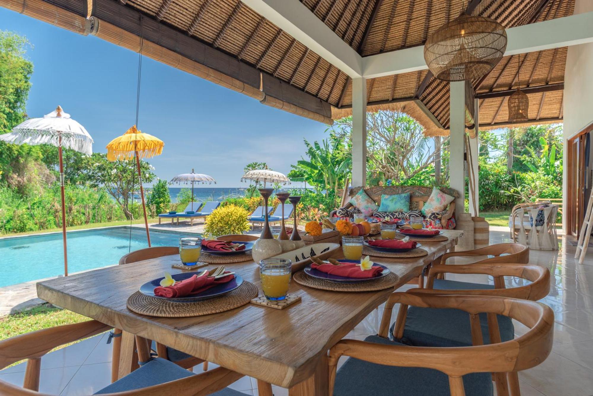 Absolute Beach Front Villa Umeanyar Extérieur photo